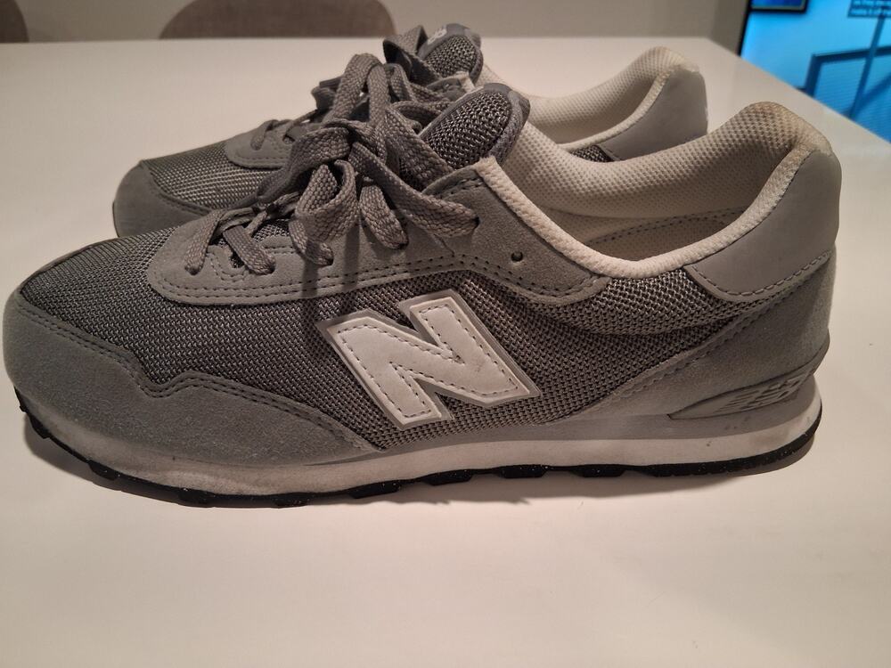 New Balance 515 Kids Youth Grey White GC515GRY Boys Size 6 No Insoles READ